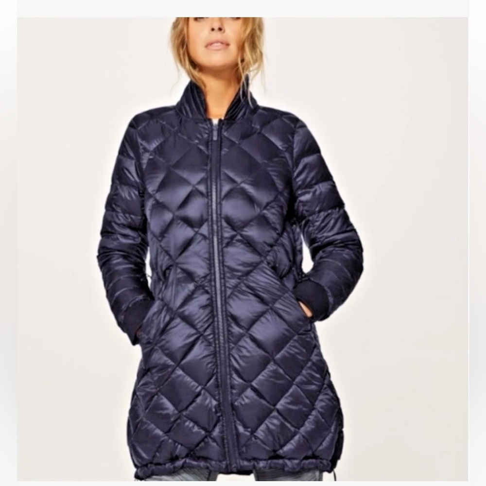 Lululemon No Shivers Bomber Jacket (Reversible)
Deep Indigo size 6